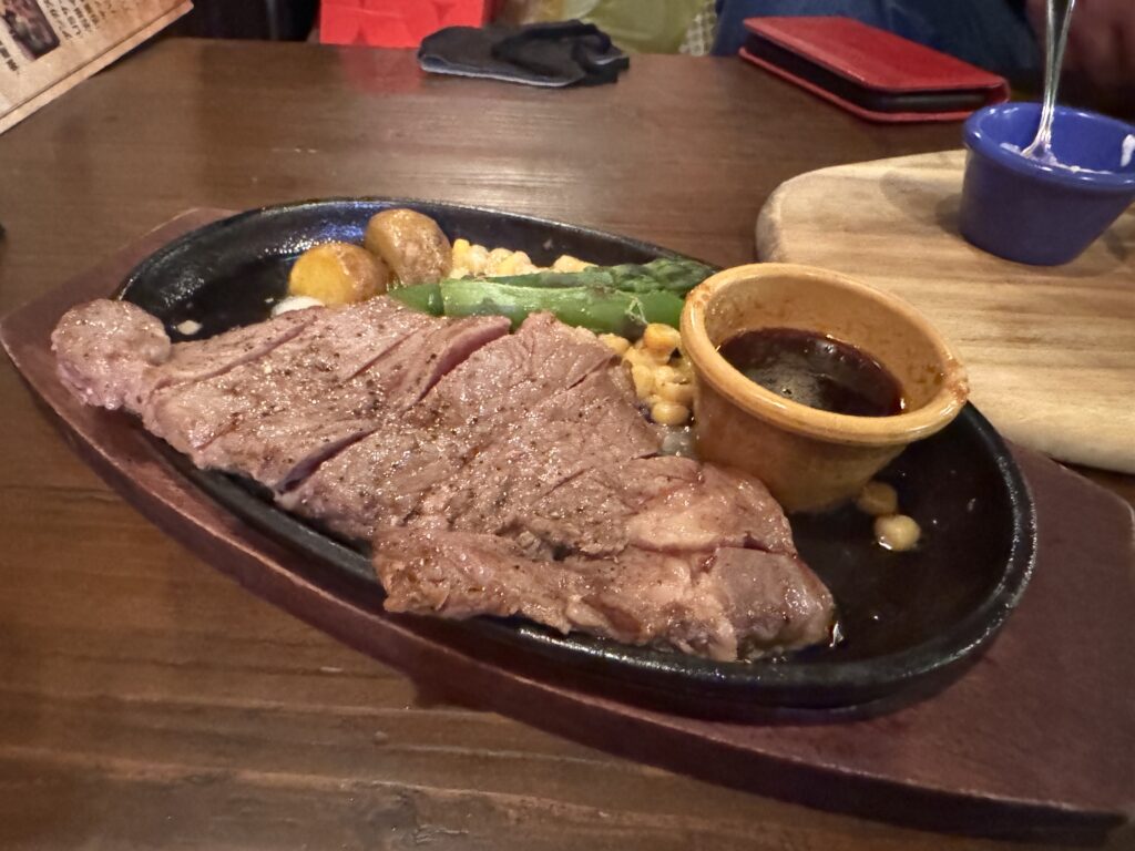 2軒目のステーキ