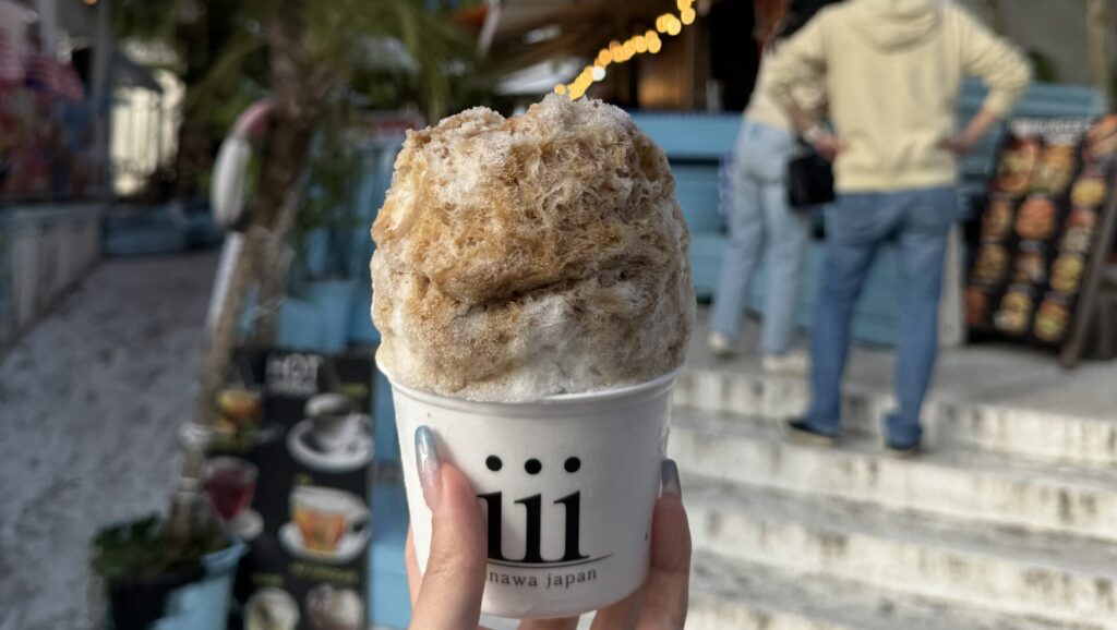 コーヒー味のかき氷