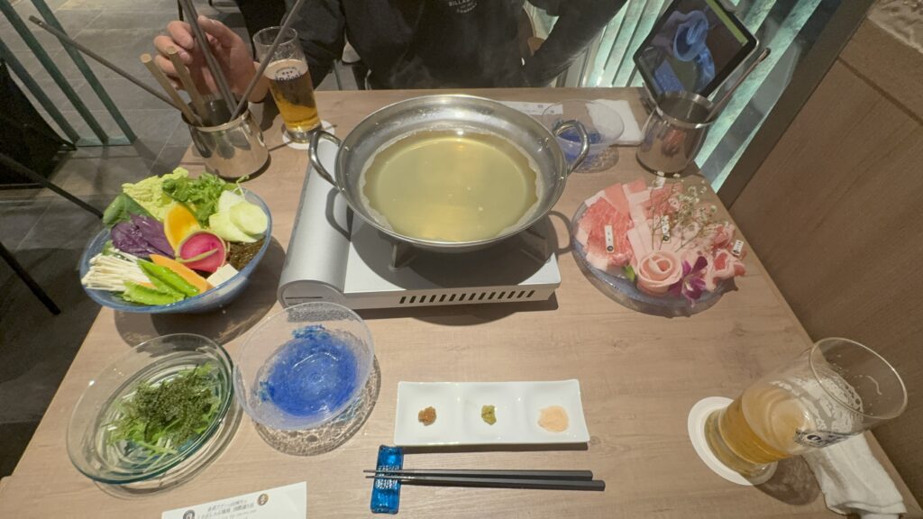 金武あぐー豚のしゃぶしゃぶ